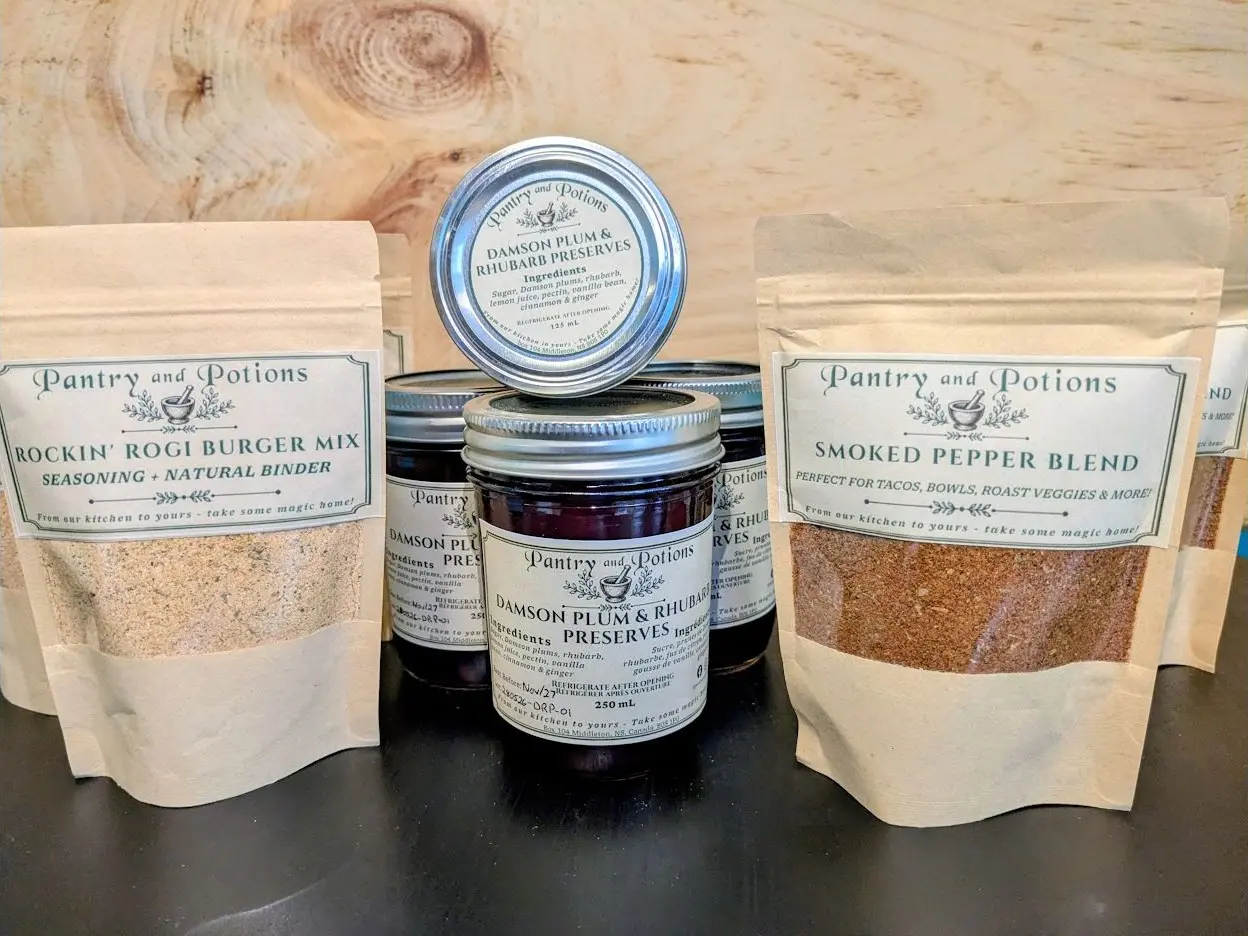 Pantry and Potions preserves and seasoning blends
